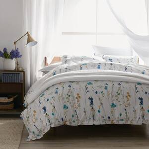 Details about   Wild Roses Wildflower Flower Painting Printed on Duvet Cover Twin Queen King 