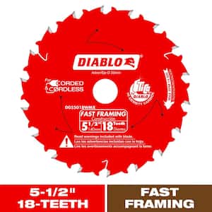 Blade Diameter (in.): 5-1/2 in