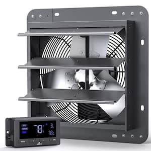 Exhaust in Gable Mount Attic Fan