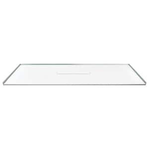 Approximate Length x Width: 72 x 48 in Shower Pans