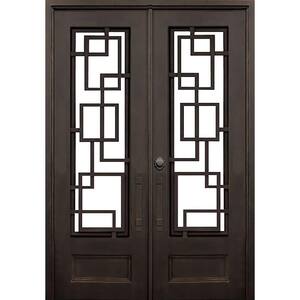 Common Door Size (WxH) in.: 72 x 96 in Iron Doors With Glass