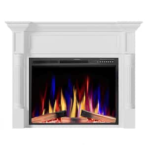White in Freestanding Electric Fireplaces