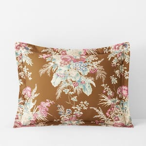 Villa D’Ascoli Malti Floral Stripe Sateen Sham