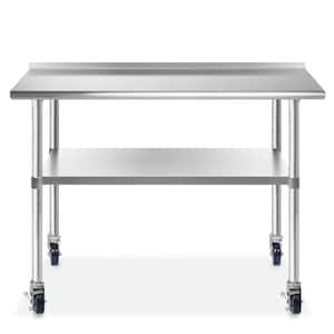 Wheels in Kitchen Prep Tables