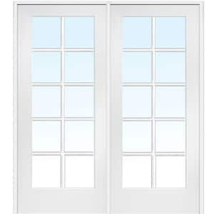 Classic Clear Glass 10 Lite Composite Double Interior