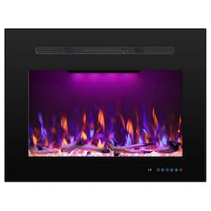 Front Product Width (in.): 30" or Greater in Electric Fireplace Inserts