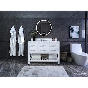 Single Sink in Bathroom Vanities with Tops