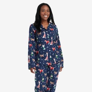 Company Cotton Family Flannel Women's Button Front Pajama Set