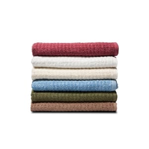 MADISON PARK Signature Turkish 6-Piece Taupe Cotton Bath Towel Set  MPS73-317 - The Home Depot