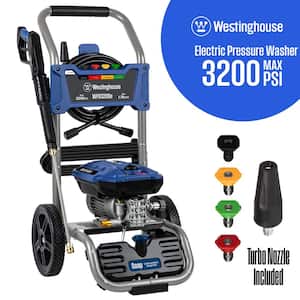3200 PSI: Pressure Washers Maximum Pressure (PSI)