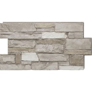 Panels in Faux Stone Siding