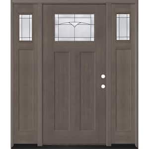 Single door with Sidelites in Fiberglass Doors With Glass