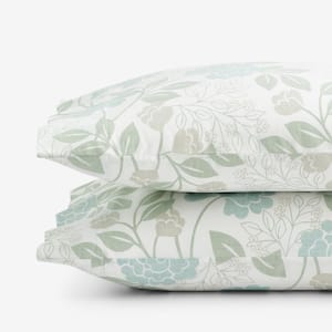 Company Cotton Mariel Floral  Cotton Percale Pillowcase (Set of 2)