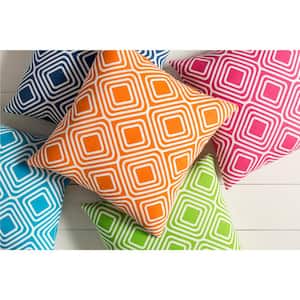 Darran Geometric Polyester 22 in. x 22 in. Throw Pillow