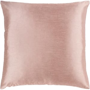 Reindert Blush Solid Down Throw Pillow