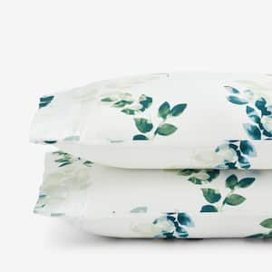 Legends Hotel Deco Leaf Sateen Pillowcase (Set of 2)