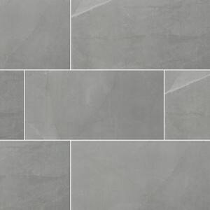 12x24 - Gray - Floor - Porcelain Tile - Tile - The Home Depot