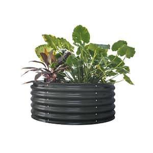 Gray in Raised Planter Boxes