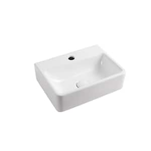 Bathroom Sink Front to Back Width (In.): 12