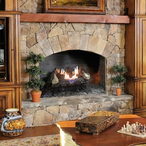 Log Size (In.): 16 - 20 in Ventless Gas Fireplace Logs