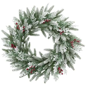 Artificial in Christmas Wreaths