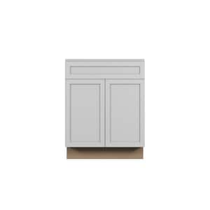 White in Assembled Kitchen Cabinets