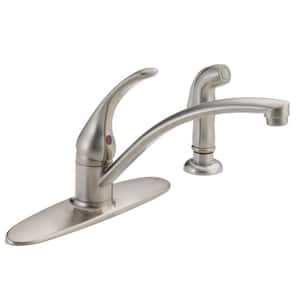 Silver in Standard Kitchen Faucets