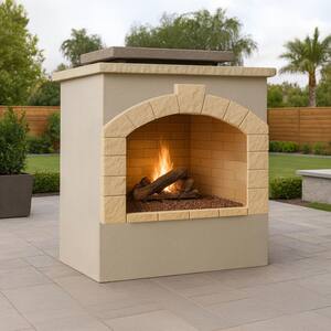 Propane in Outdoor Fireplaces