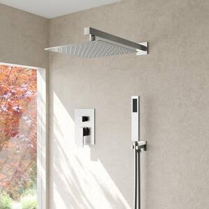 Brushed Nickel in Shower Heads