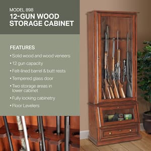 Wood in Gun Cabinets