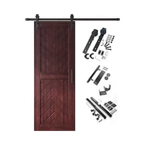 Door Size (WxH) in.: 30 x 80 in Barn Doors