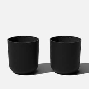 Black in Plant Pots