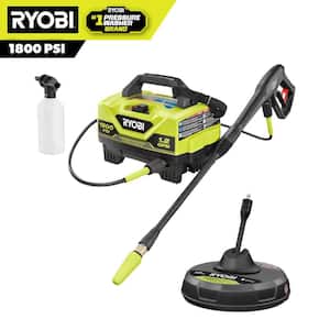 Pressure Washers Maximum Pressure (PSI): 1800 PSI