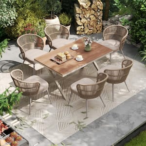 Seating Capacity: Seats 6 People in Patio Dining Sets