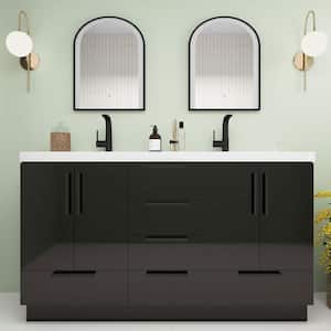 Black in Bathroom Vanities with Tops