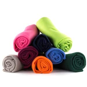 12 Pack Super Soft Fleece Blankets 50 x 60