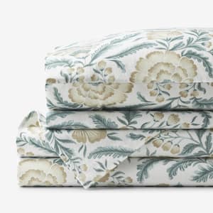 Company Cotton Jean Floral Velvet Flannel Cotton Sheet Set