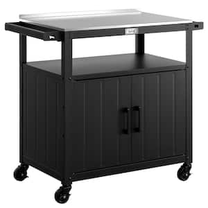 Number of Wheels: 4 in Grill Carts