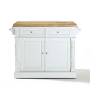 White in Kitchen Islands