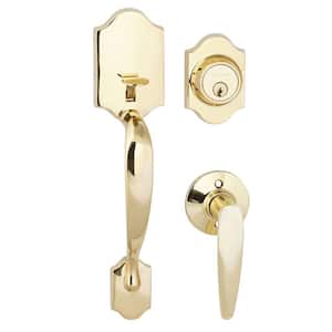 Gold in Entry Door Handlesets