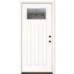 Common Door Size (WxH) in.: 32 x 80 in Fiberglass Doors With Glass