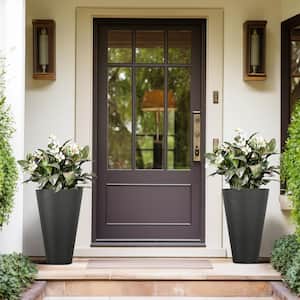 Black in Plant Pots