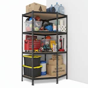 Corner in Metal Shelving