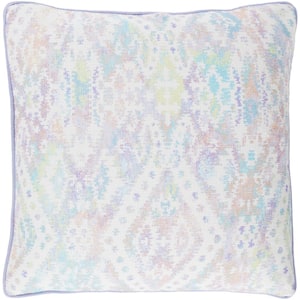 Yang Multicolored Graphic Polyester Throw Pillow