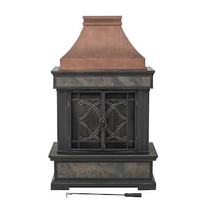 Wood in Outdoor Fireplaces