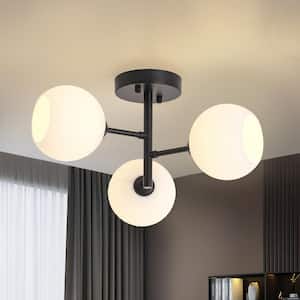 Black in Flush Mount Ceiling Lights