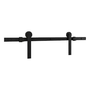 Black in Barn Door Hardware