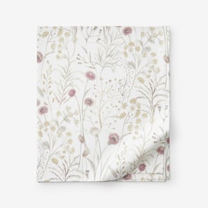 Legends Hotel Thistle Flower Wrinkle-Free Sateen Flat Sheet