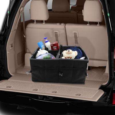 Polyester Double Pocket Trunk Organizer With Mesh Pockets