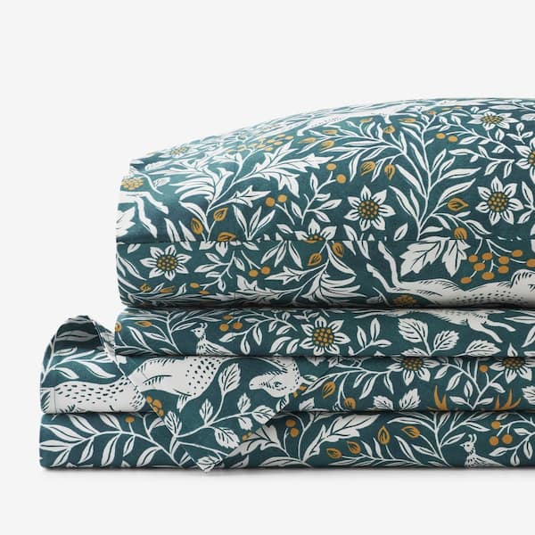 Company Cotton Forest Deer Sateen Sheet Set
